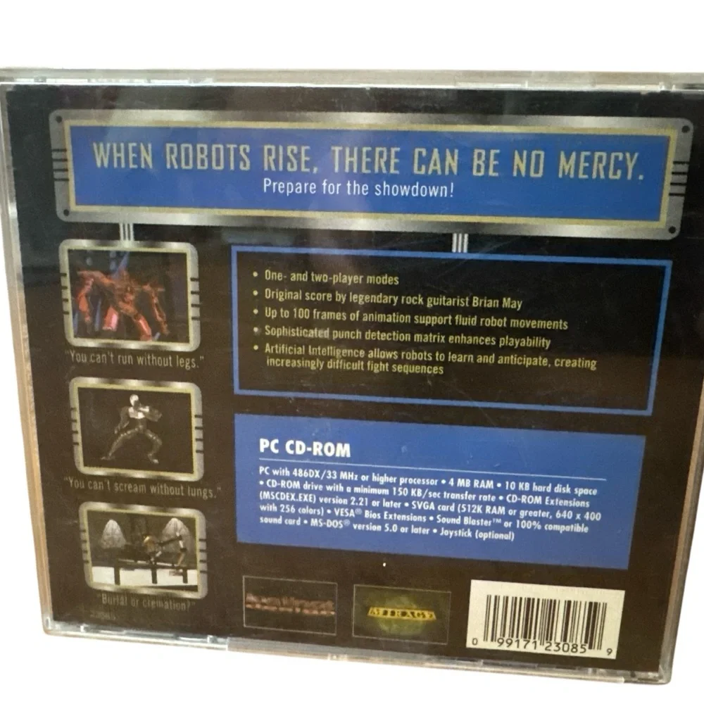 Rise of‎ The Robots, PC CD-ROM Version, 1994 Time Warner Interactive